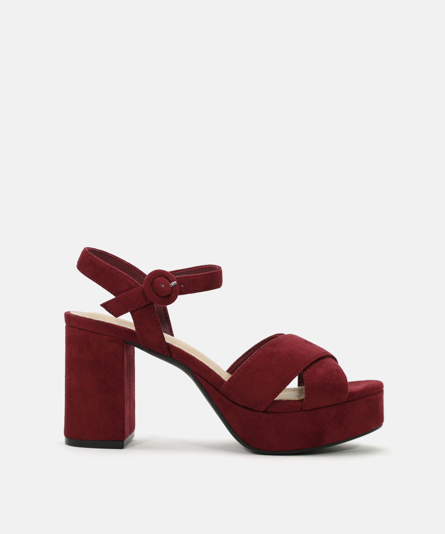 Sandalias plataforma cruceta image number null